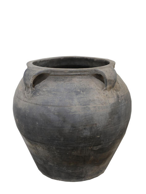 Vintage šedá váza