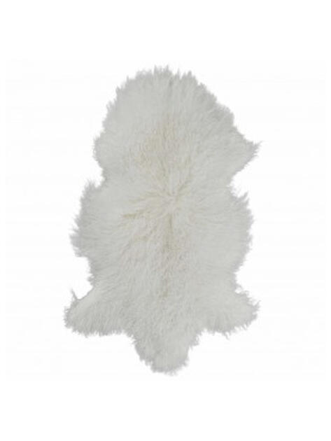 Kožešina z tibetské ovce bílá