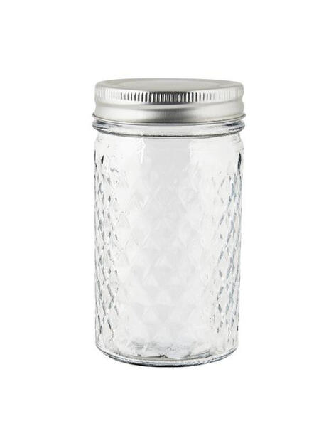 Sklenice s kovovým víkem 300 ml