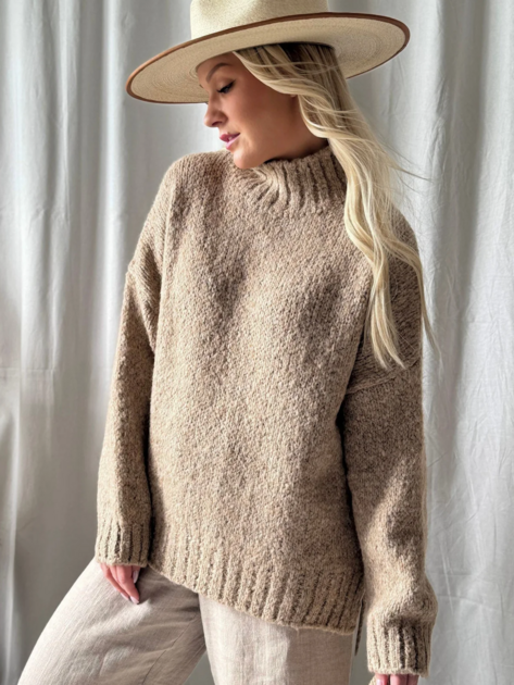 Svetr Maryanne béžový