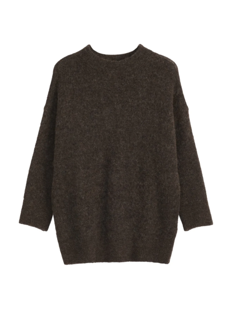 Svetr Carmen čokoládový