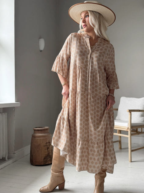 Šaty Elena béžové