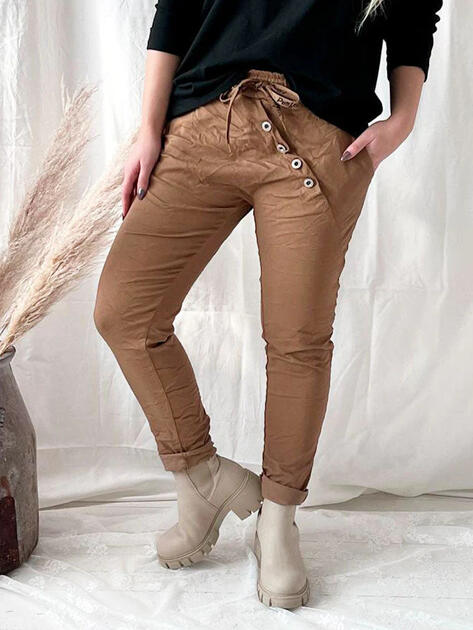 Casual jogger karamel