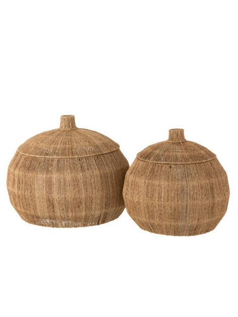 Menší koš s víkem