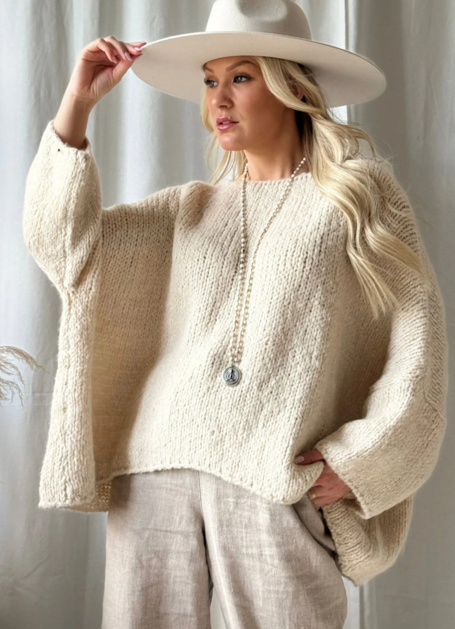 Svetr Indigo off white