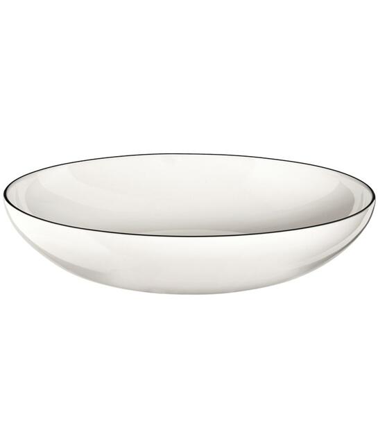 Porcelánový talíř na polévku, pastu Á Table Noire