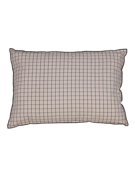 Bavlněný kostkovaný povlak na polštář 60 x 40 cm