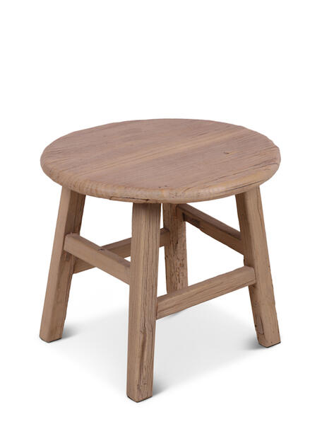 Jilmový kulatý stolek