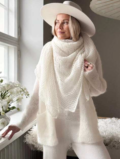 Šátek Dreamy day  krémový