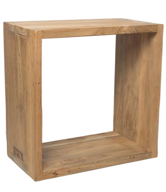 Dekorativní kostka z teakového dřeva