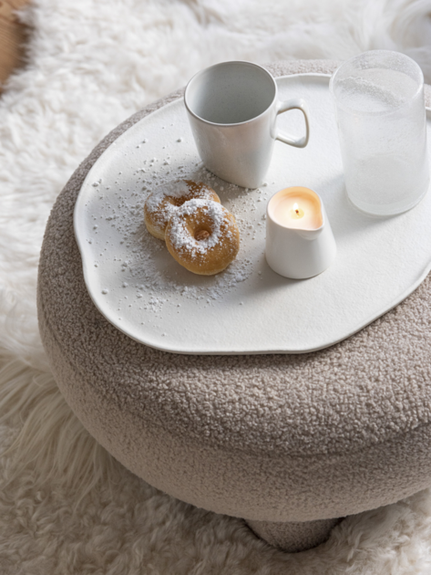 Krémový tác větší