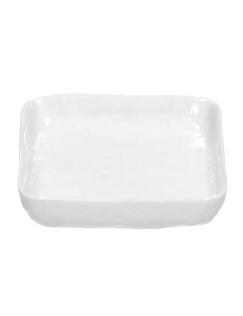 Porcelánový malý talířek čtverec