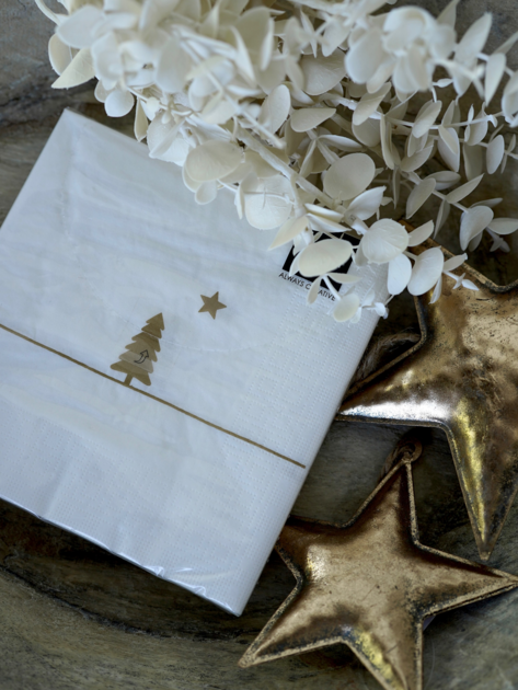 Vánoční ubrousky stromeček