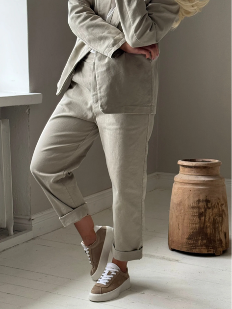 Kalhoty Casual béžové