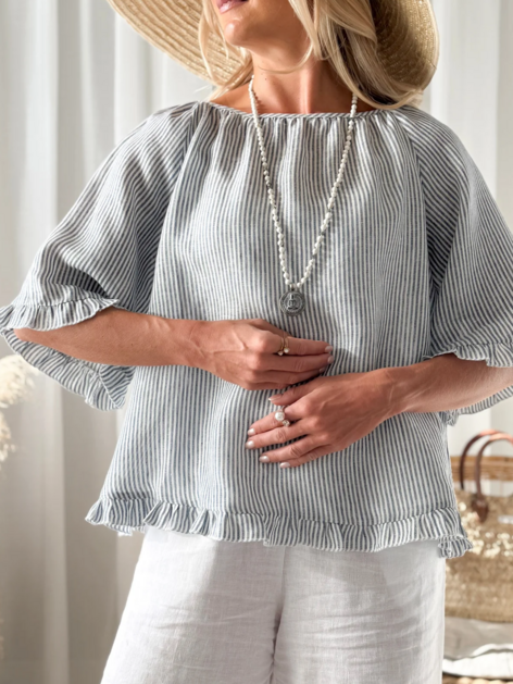 Lněná halenka Alessia 