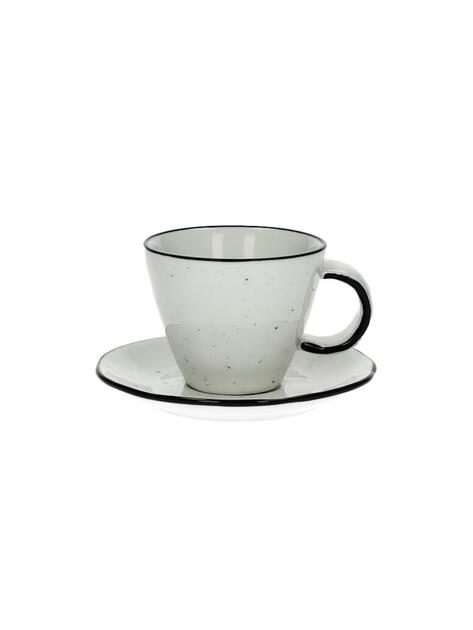 Hrníček s podšálkem na espresso Basil