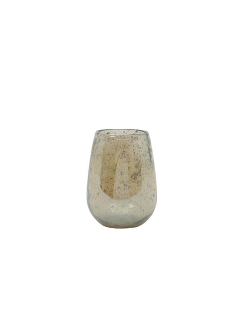 Svícen Jevargi stone jantar 9x11,5cm