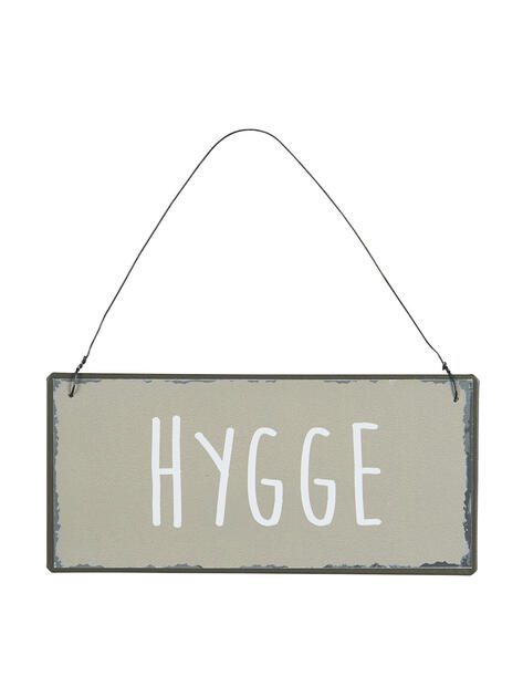 Kovová cedulka Hygge