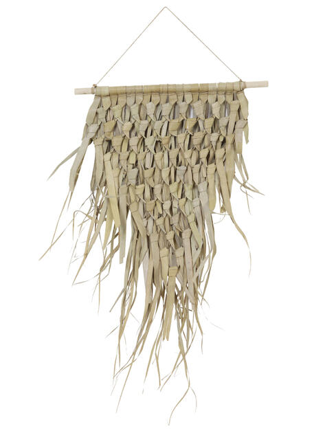 Závěsná dekorace z palmových listů 59 x105 cm
