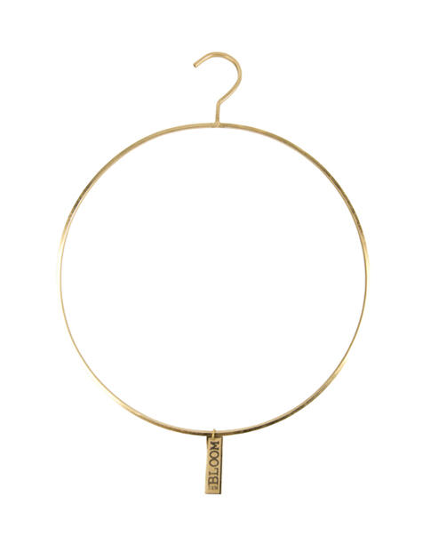 Dekorativní kruh L zlatý