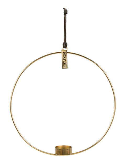 Závěsný svícen zlatý