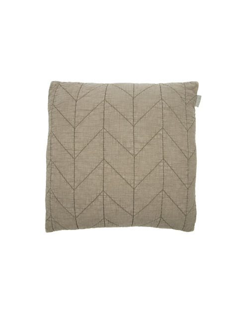 Bavlněný polštář Jessie olivově šedý